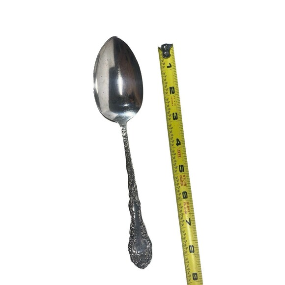 Vintage Rogers Bros XII (3) Serving Spoon & (4) Teaspoon Mixed Lot Of 7 - Picture 5 of 12